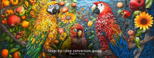 Step-by-step diet conversion for pet parrots