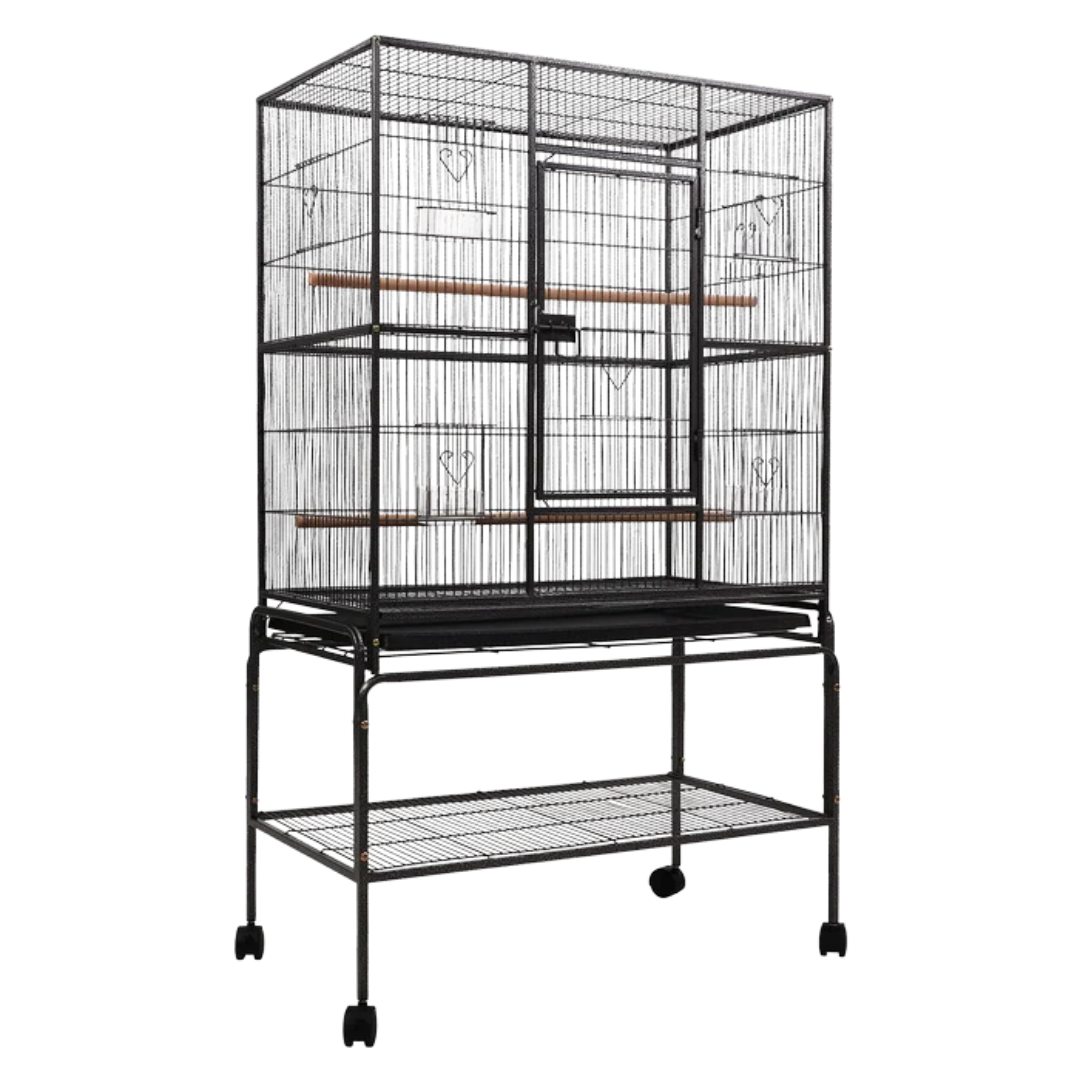 Bird Cage on Stand with Wheels – The Parrot Shop